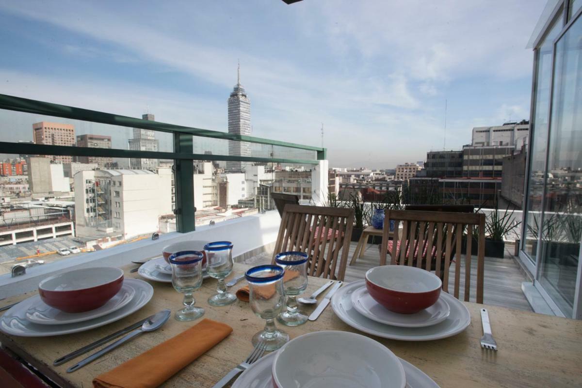 Duplex/Terraza Privada En Corazon Centro Historico Daire Meksika Dış mekan fotoğraf