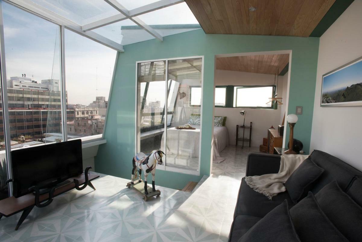 Duplex/Terraza Privada En Corazon Centro Historico Daire Meksika Dış mekan fotoğraf